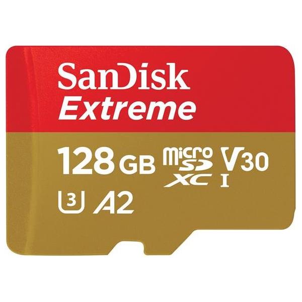 SANDISK Extreme MicroSDXC 128GB + SD Adp - Slika 2