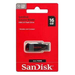 SANDISK Cruzer Blade 16GB USB 2.0 Flash, SDCZ50-016G-B35