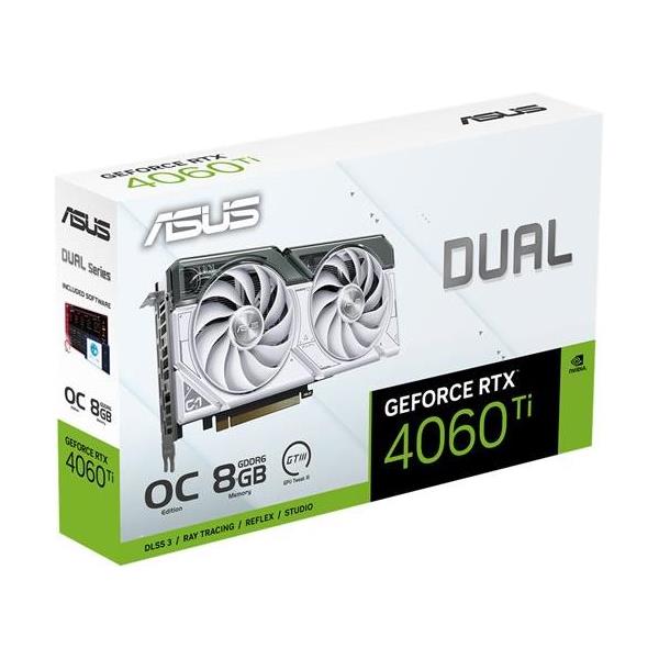 ASUS Dual GeForce RTX 4060 Ti 8GB GDDR6, DUAL-RTX4060TI-O8G-WHITE