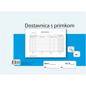 Obrazac A-29/NCR dostavnica s primkom A5 Fokus