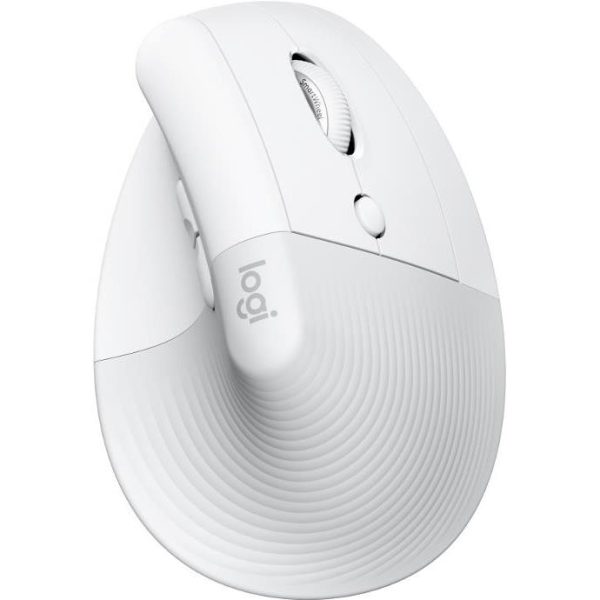 Logitech Lift, ergonomski miš, bijeli, 910-006475