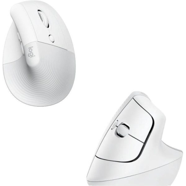 Logitech Lift, ergonomski miš, bijeli, 910-006475 - Slika 5