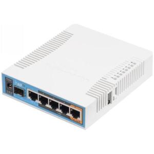 MikroTik (RB962UiGS-5HacT2HnT) Dual Band 5 GbE 1 SFP AP, HAP AC