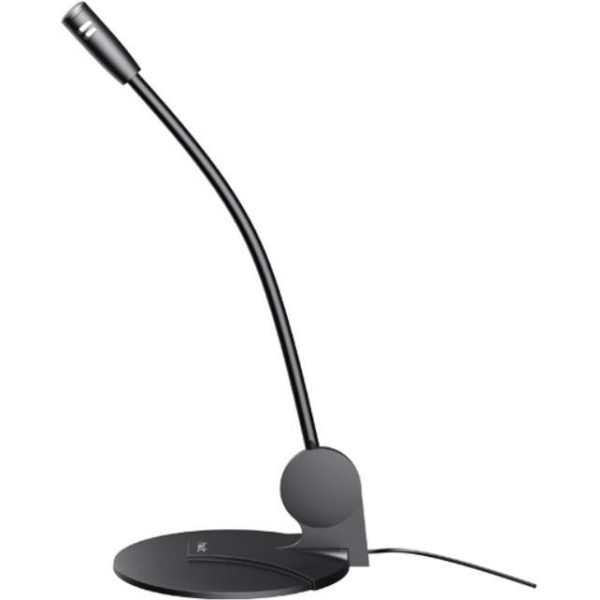 HAVIT computer microphone H207D wired jack 3,5mm black, H207d