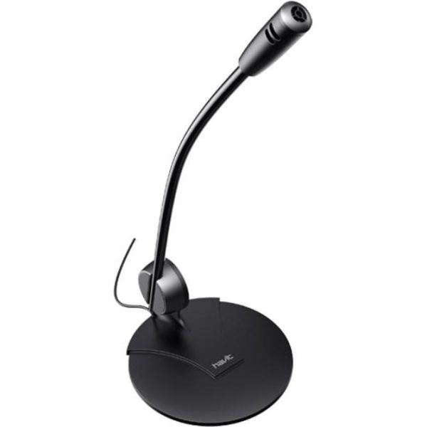 HAVIT computer microphone H207D wired jack 3,5mm black, H207d - Slika 2