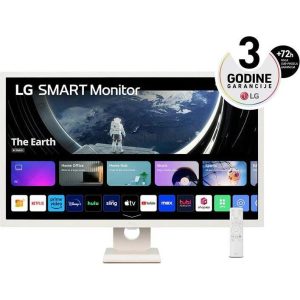 LG 32SR50F-W, 32" Smart monitor, 2xHDMI, zvuč., 32SR50F-W.AEU
