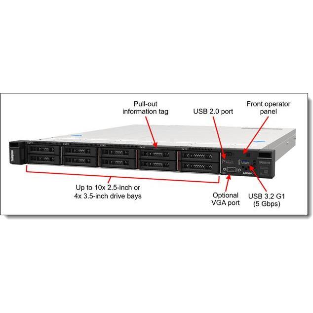 SRV LN SR250 V2 E-2378 32GB, 7D7QA031EA - Slika 6