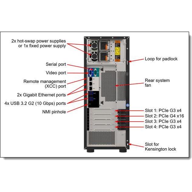 SRV LN ST250 v2 E-2356G 32GB, 7D8FA01LEA