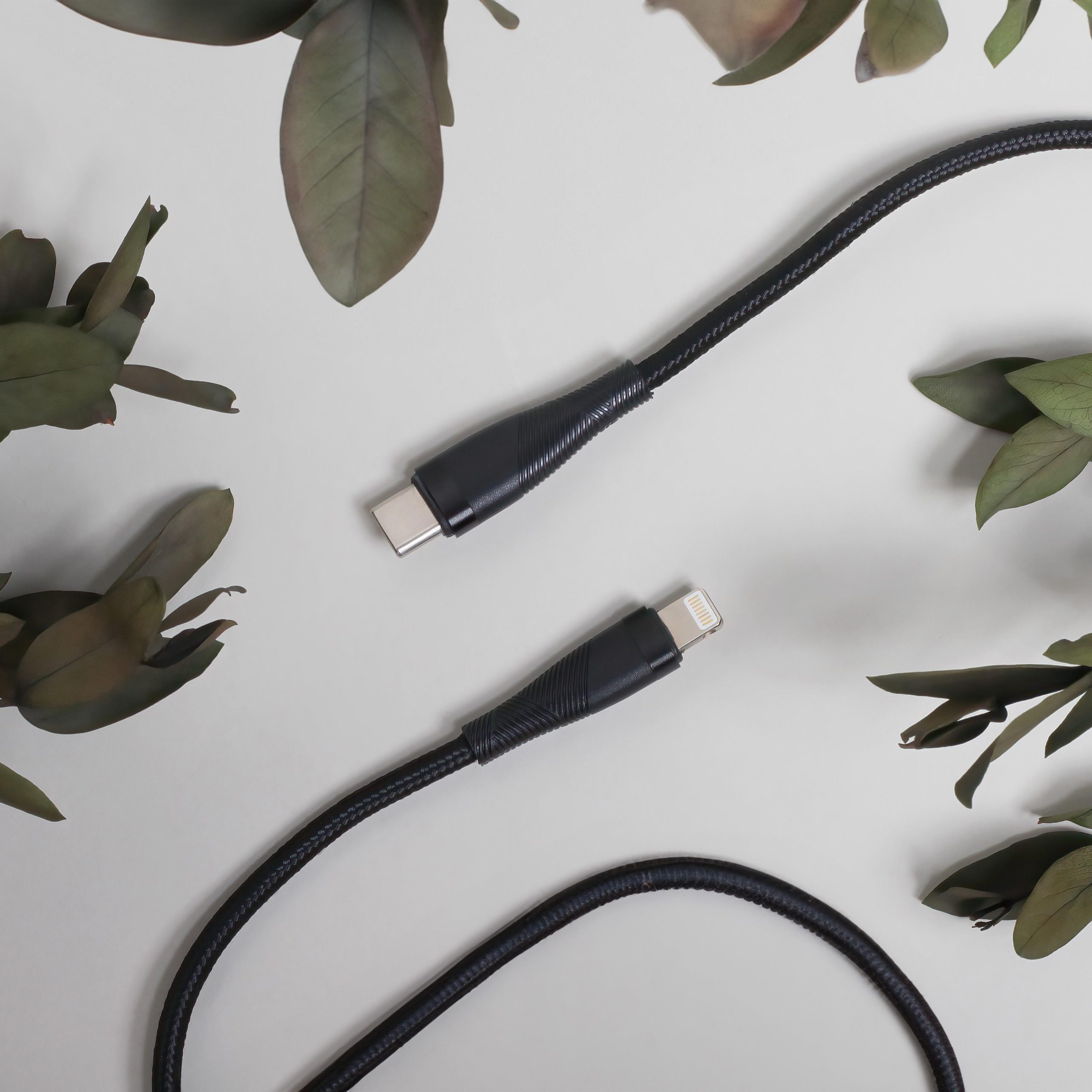 Maxlife MXUC-08 cable USB-C - Lightning 1,0 m 27W black nylon, OEM0101188 - Slika 4
