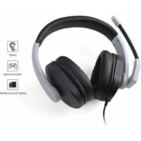 SLUŠALICE ZA PS5, PS4, SWITCH, ONE, 360, PC 3.5 mm DOBE TY-1802 BIJELE