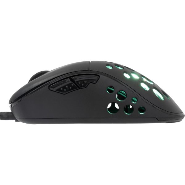 White Shark MIŠ GM-5013 AZRAEL / 12.800 DPI - Crni - Slika 3