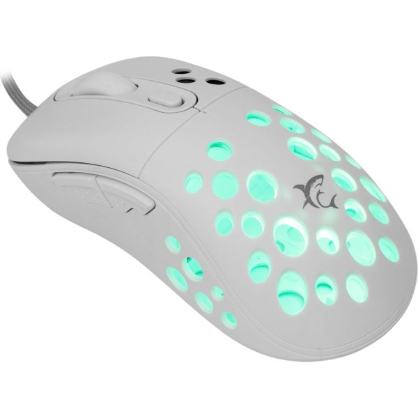 White Shark MIŠ GM-5013 AZRAEL / 12.800 DPI - Bijeli - Slika 2
