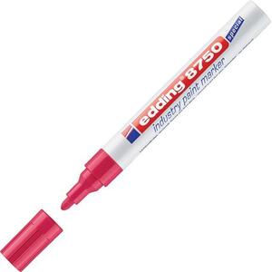 Marker industrijski lakirajući 2-4mm Edding 8750 crveni