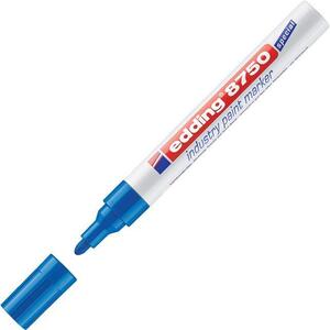 Marker industrijski lakirajući 2-4mm Edding 8750 plavi