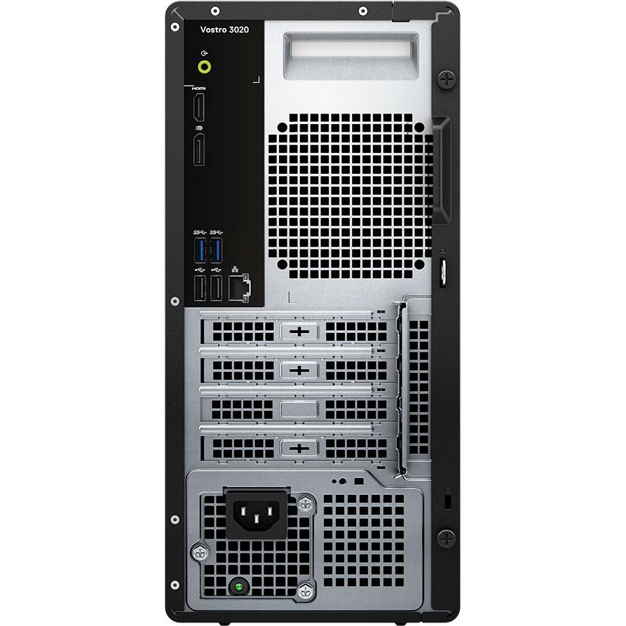 Dell Vostro 3020 T, 180W, Intel Core i7-13700 (16C, 24MB, 5.1GHz), 16GB (1x16GB) DDR4, M.2 512GB PCIe, Intel UHD 770, WiFi, BT, TPM, DP, HDMI, 4xUSB 3.2, 4xUSB 3.2, RJ-45, SD CR, Mouse/Kb, Win11Pro, 3