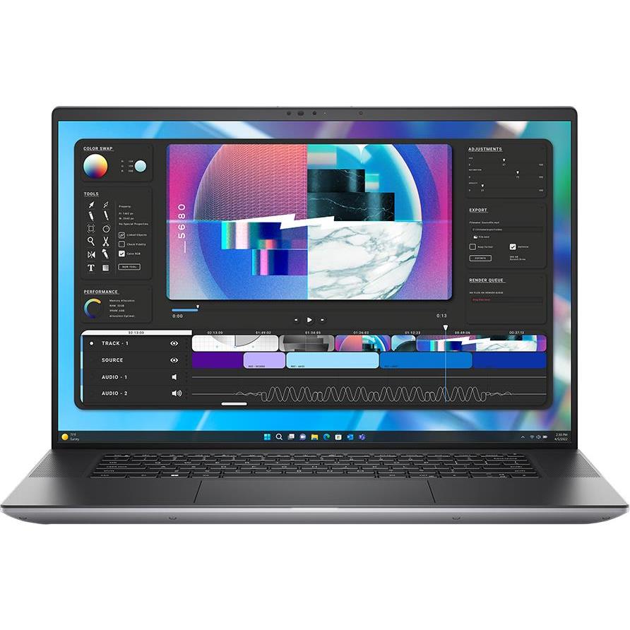 Dell Mobile Precision 5680, 16" FHD+ (1920x1200), Intel Core i7-13700H (24MB, 14C/20T, 5.0GHz, Turbo, 45W), 32GB (2x16GB) LPDDR5 6000MHz, M.2 1TB PCIe, NVIDIA RTX 2000 8GB, WiFi, BT, HDMI, 2xTHB4, USB