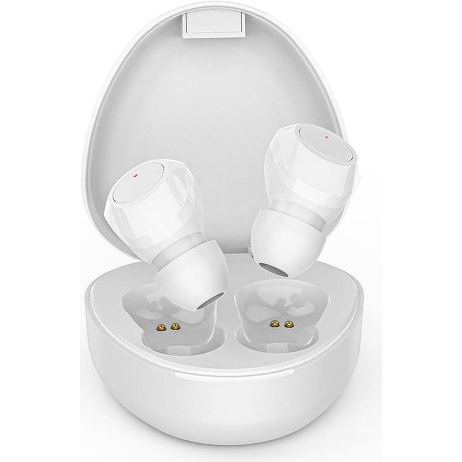 Wireless headset stereo TWS M9 + docking station white - Slika 6