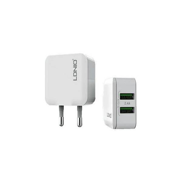 KUĆNI PUNJAČ LDNIO A2202 2*USB (2.4 A)