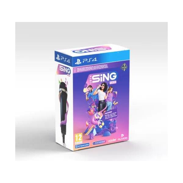 Let's Sing 2024 - Single Mic Bundle PS4, LS2024SMBPS4