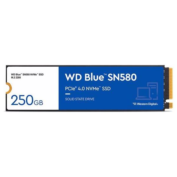 WD Blue SN580 NVMe SSD 250GB M.2, WDS250G3B0E
