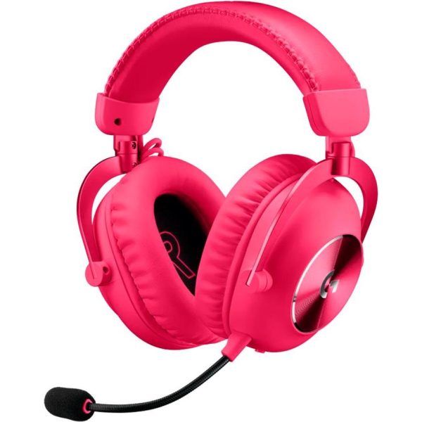 LOGITECH G PRO X2 LIGHTSPEED Wireless Gaming Headset - Blue Mic - MAGENTA, 981-001275 - Slika 4