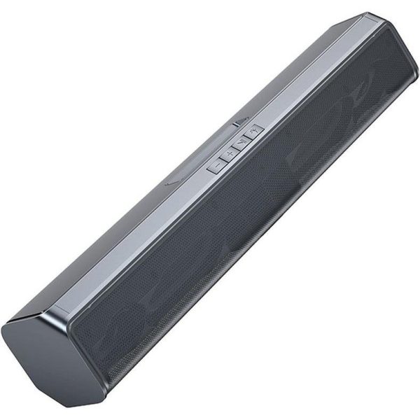 Prijenosni bežični zvučnik HOCO Dazzling BS49 metal gray - Slika 4
