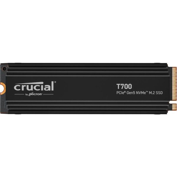 Crucial T700 4TB PCIe Gen5 NVMe M.2 SSD with heatsink, EAN: 649528936721