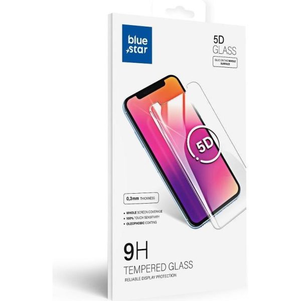 Zaštitno staklo SAM Galaxy S24 Full Face (full glue/small size) - black Tempered Glass Blue Star