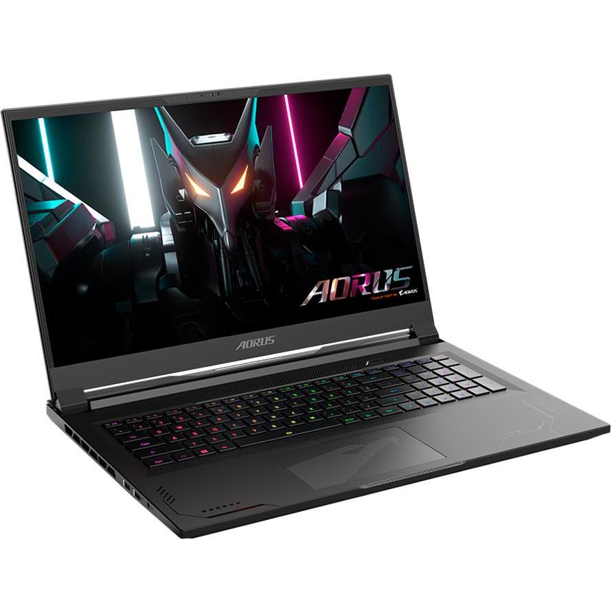 GIGABYTE Notebook AORUS 17X AZF 17.3in (2560x1440) QHD 240Hz, Intel Core i9-13980HX, 32GB (2x16GB) DDR5 5600MHz, 1TB+1TB Gen4, RTX 4090 16GB, 1xTB4, USB3.2A, HDMI, miniDP, AORUS 17X AZF-D5EE665SH