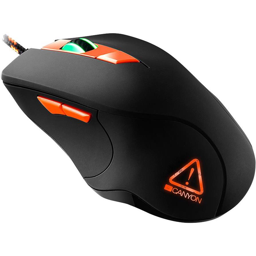CANYON Eclector GM-3, Wired Gaming Mouse with 6 programmable buttons, Pixart optical sensor, 4 levels of DPI and up to 3200, 5 million times key life, 1.65m Braided USB cable, CND-SGM03RGB - Slika 3