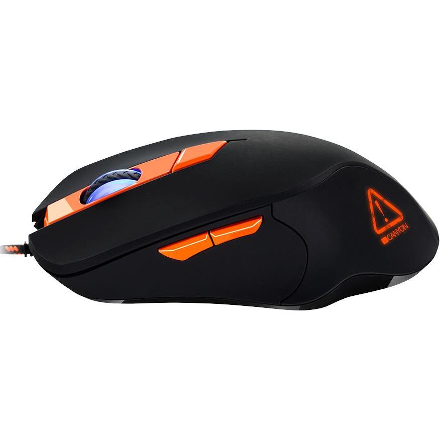 CANYON Eclector GM-3, Wired Gaming Mouse with 6 programmable buttons, Pixart optical sensor, 4 levels of DPI and up to 3200, 5 million times key life, 1.65m Braided USB cable, CND-SGM03RGB - Slika 4