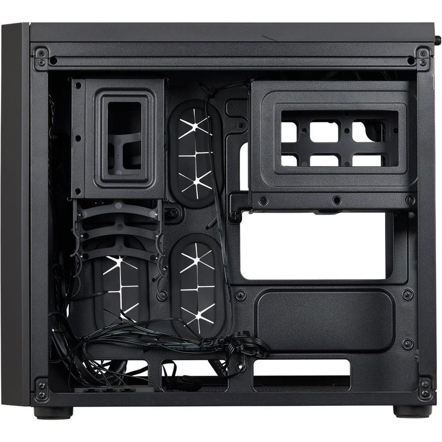 Corsair Crystal Series 280x RGB Tempered Glass Micro ATX PC Case, Black - Slika 3