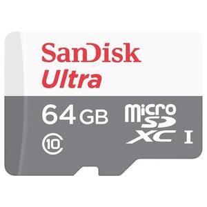 SANDISK Ultra 64GB microSDXC 100MB/s, SDSQUNR-064G-GN3MN