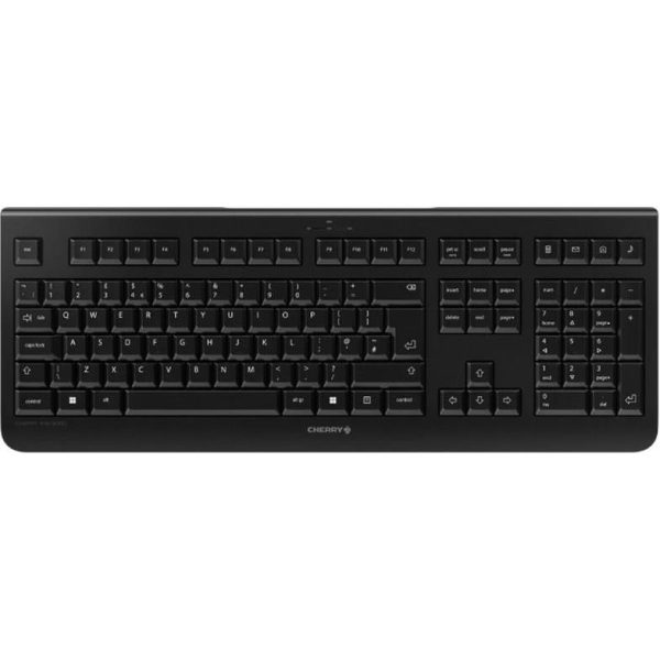 Cherry KW 3000 tiha bežična tipkovnica, crna, JK-3000GB-2