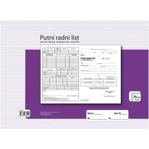 Obrazac F-26 putni radni list za teretno motorno vozilo Fokus