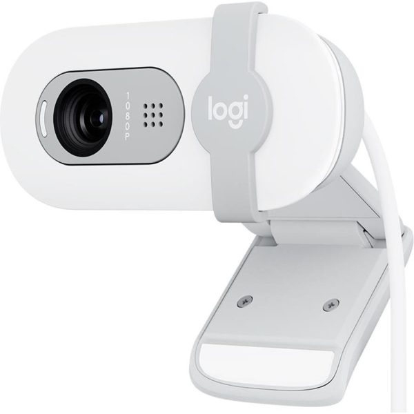 LOGITECH Brio 100 Full HD Webcam - OFF-WHITE - USB 960-001617