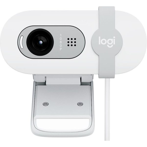 LOGITECH Brio 100 Full HD Webcam - OFF-WHITE - USB 960-001617 - Slika 2