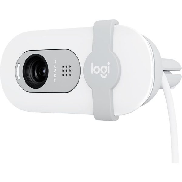 LOGITECH Brio 100 Full HD Webcam - OFF-WHITE - USB 960-001617 - Slika 3
