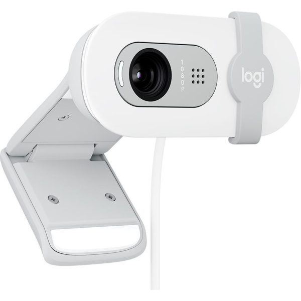 LOGITECH Brio 100 Full HD Webcam - OFF-WHITE - USB 960-001617 - Slika 4