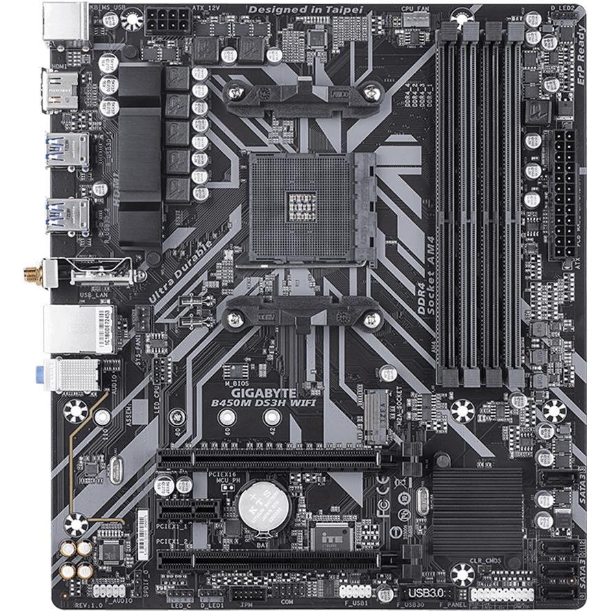 GIGABYTE Mainboard Desktop B450M DS3H WIFI 1.5 - Slika 3