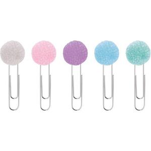 Spajalice ručne velike s pomponom Pastel pk6 Knorr Prandell 21-2681101 blister