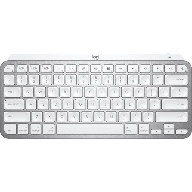 LOGITECH MX Keys Mini For MAC Bluetooth Illuminated Keyboard - PALE GREY - US INT'L 920-010526 - Slika 2