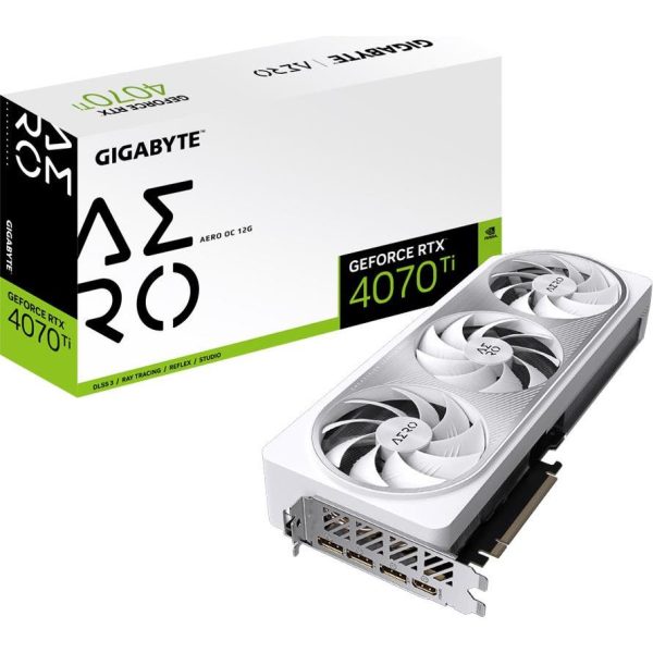 GIGABYTE Video Card NVIDIA GeForce RTX 4070 SUPER AERO OC 12GB, GDDR6X 12GB/192bit, PCI-E 4.0, 1x HDMI, 3x DP, 1x 12VHPWR, Retail GV-N407SAERO OC-12GD