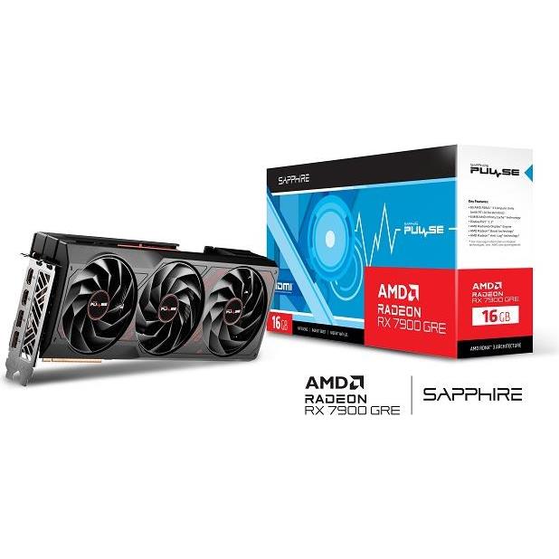 Sapphire Pulse RX 7900 GRE Gaming OC, 16GB GDDR6 11325-04-20G