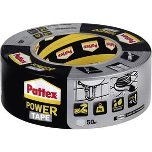 Traka ljepljiva 50mm/50m Power Tape Pattex Henkel srebrna, 000039258