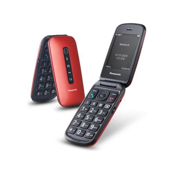 MOB Panasonic KX-TU550EXR crveni, preklopni, 4G EMP, otporni, SOS