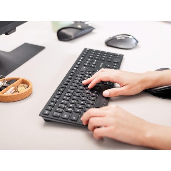 Cherry KW 9100 SLIM bežična/BT tipkovnica, AES-128 enkripcija, crna - Slika 2