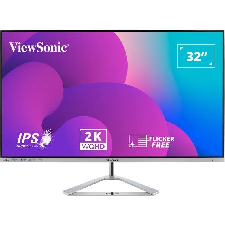 ViewSonic Monitor VX3276-2K-mhd-2, 32" 2560x1440, IPS, 75hz, 2xHDMI, DP, Speak.