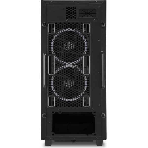 Sharkoon REV200 Midi Tower ATX kućište bez napajanja, prozirna bočna stranica, prednji/stražnji RGB ventilatori 5×120mm, crno - Slika 3