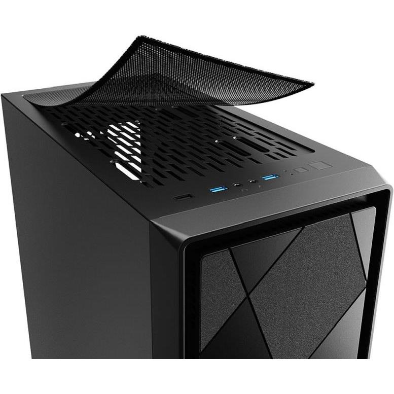 Sharkoon VS8 Midi-Tower ATX kućište bez napajanja, stražnji ventilator 1×120, crno - Slika 2